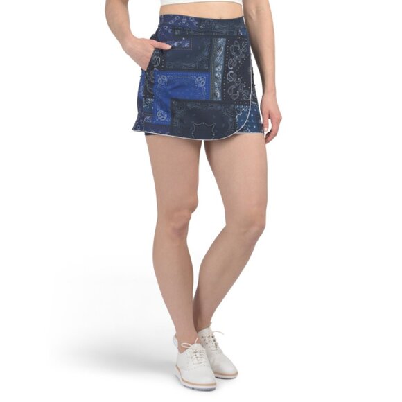 G/FORE Twilight Maverick Handkerchief Print Skort